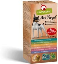 GranataPet Mini Royal Nassfutter Multipack, 6x150g