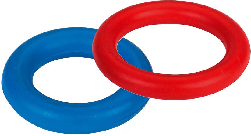 KERBL Pet Vollgummi Hundespielzeug, Ring, Ø15cm