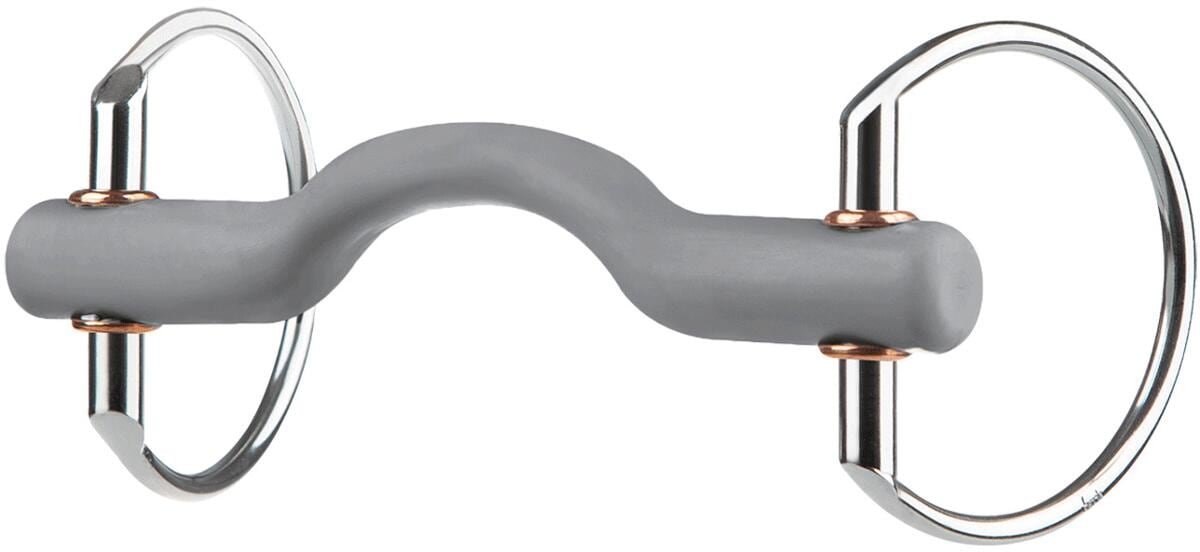 beris Olivenkopfgebiss mit Zungenbogenstange, 7,5cm, 130mm, soft