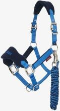 LeMieux Vogue Halter and Lead Rope, Pony, Benetton Blue
