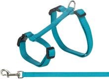 Trixie Katzengeschirr mit Leine XXL, 34–57cm/13mm, 1,20m, farblich sortiert