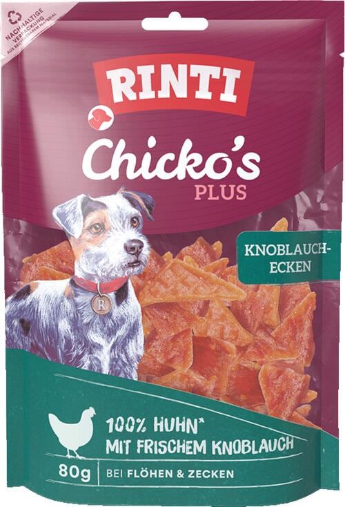 Rinti Chickos Plus Knoblauchecken mit Huhn, 80g