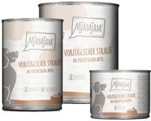 Mjamjam Nassfutter mit Strauß & Apfel