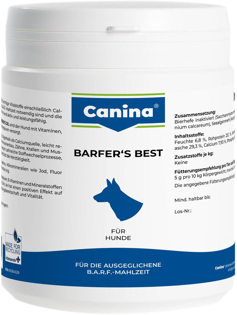 Canina Barfers Best Ergänzungsfuttermittel, 180g