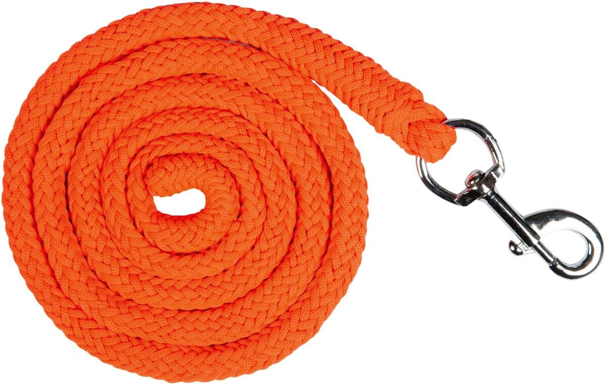 HKM Stars Softice Strick mit Karabinerhaken, neon orange, 180cm