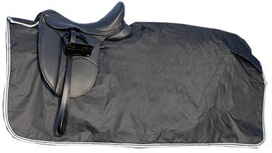 HKM Regen Nierendecke, schwarz, 145cm