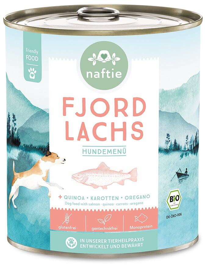 naftie Fjord Lachs Bio Nassfutter, 6x800g