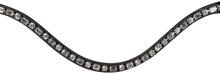 HKM Stupefacente fascia per sopracciglia, argento, warmblood