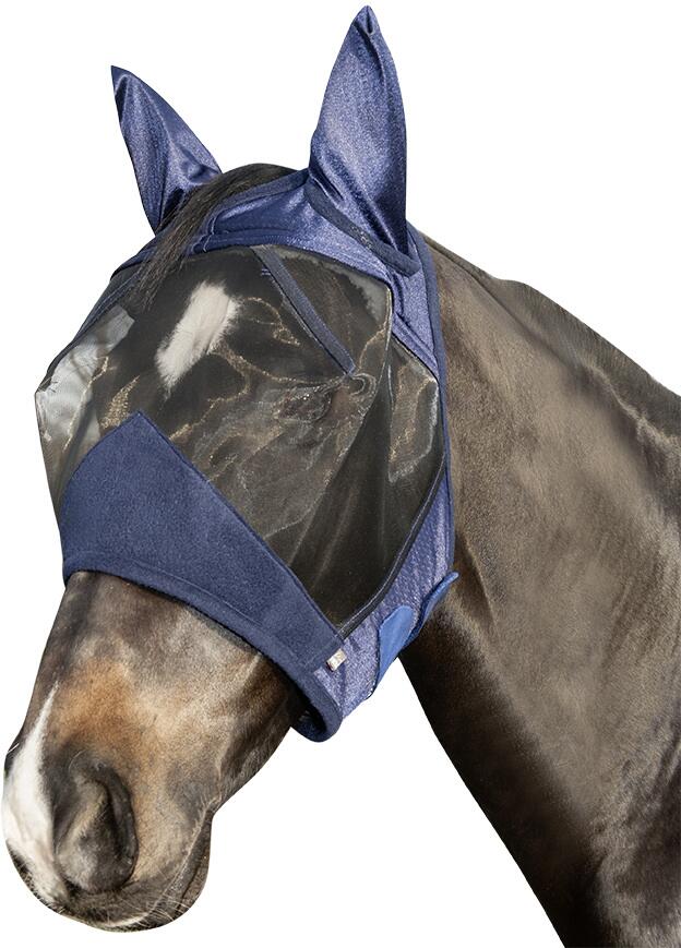 HKM High Professional Fliegenschutzmaske, dunkelblau, S