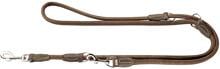 Guinzaglio da caccia HUNTER Round & Soft, regolabile, marrone, 10 mm/200 cm