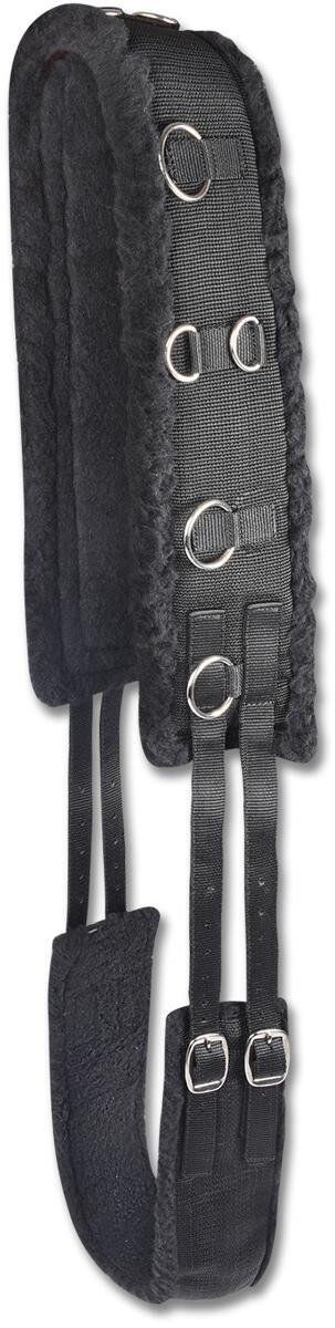 Waldhausen Teddyfleece Longiergurt, schwarz, Pony