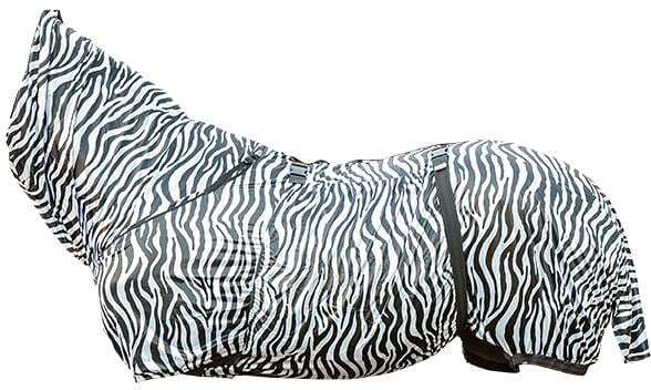 HKM Zebra Ekzemer-Decke, weiß/schwarz, 165cm