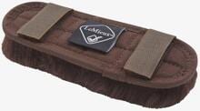 LeMieux nose guard, merino wool, brown, one size