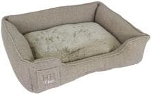 Happy House Chic Living Bouclé Luxury Basket, square, beige