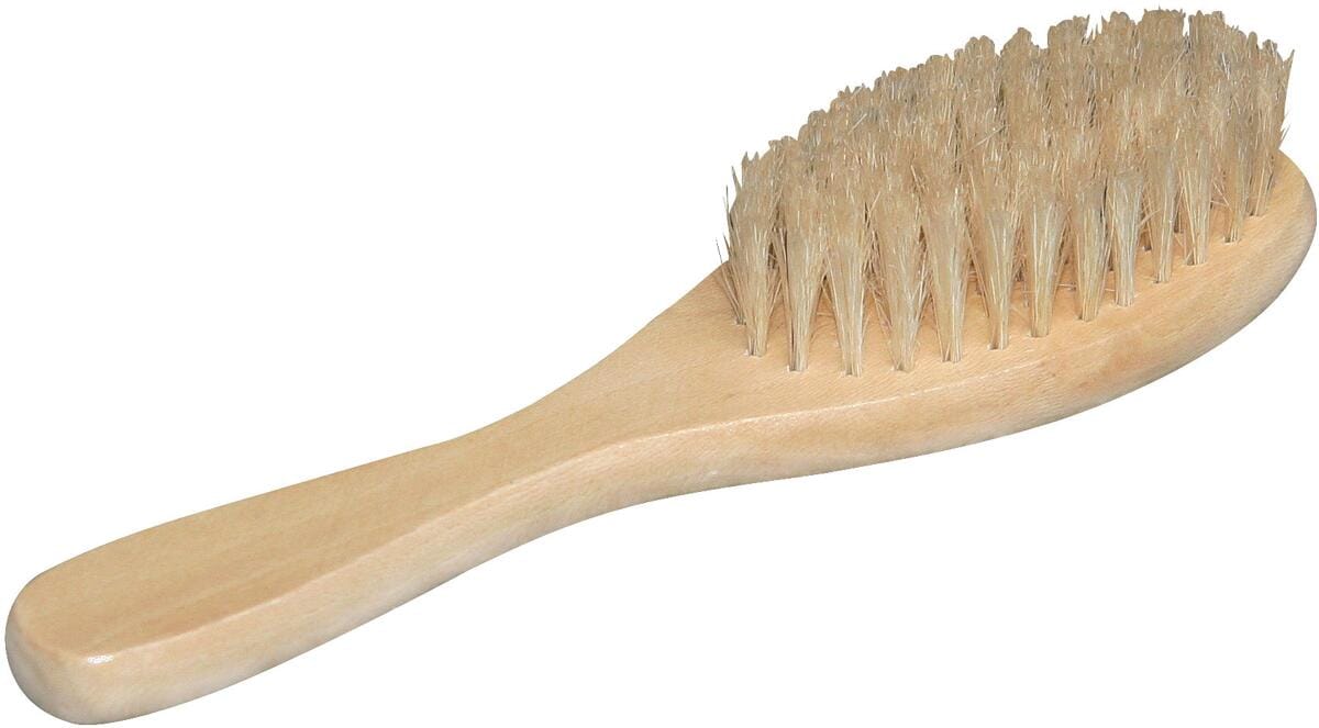 KERBL Pet Basic Care Katzenbürste, Naturborsten, 17cm