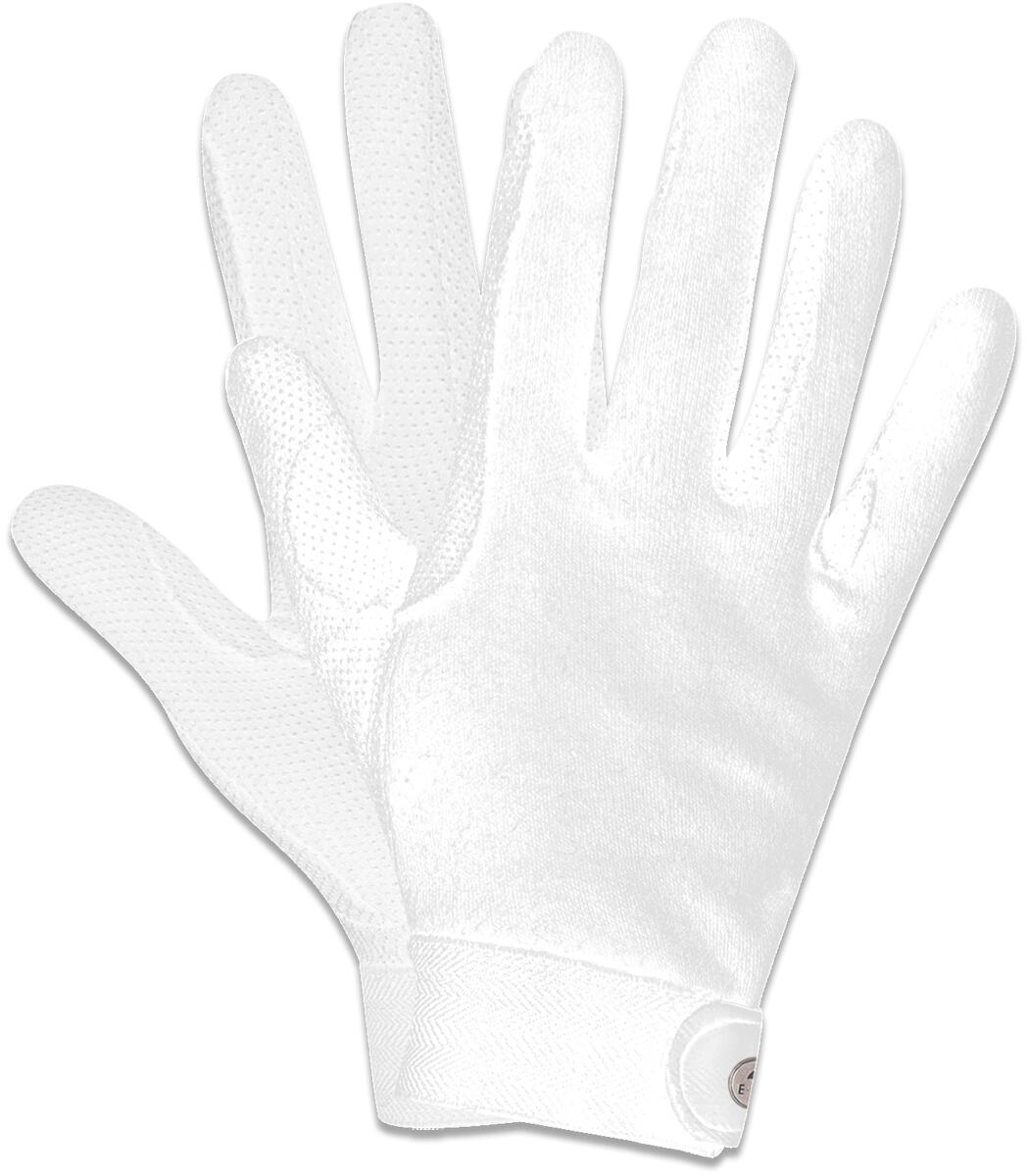 ELT Picot Kinder Reithandschuh, weiß, 10-12 Jahre