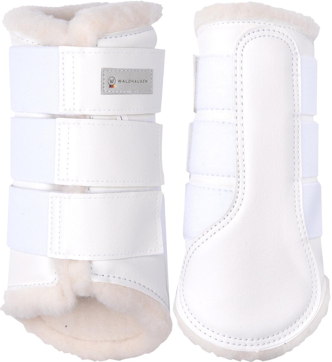 Waldhausen Soft Dressurgamasche, 1 Paar, weiß, M