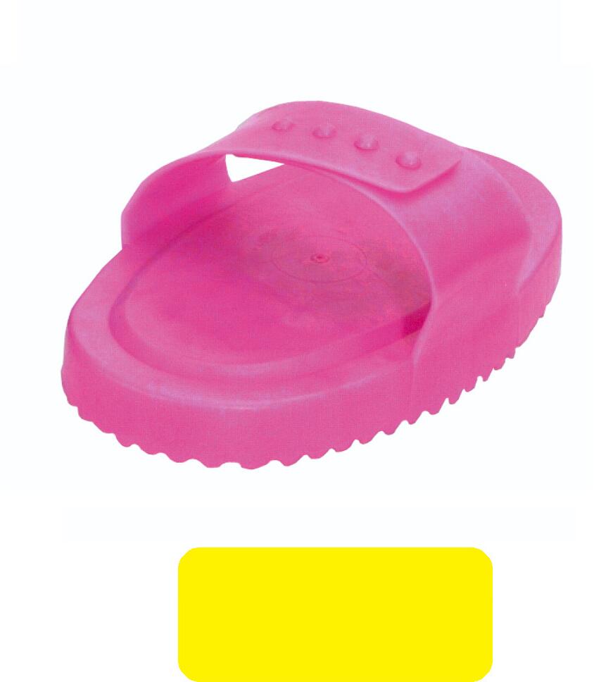 Göbel Kunststoffzackenstriegel, gelb