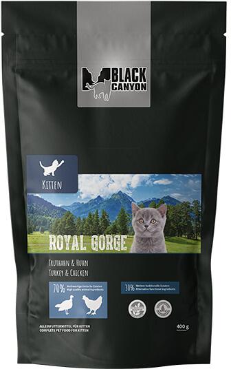 Black Canyon Royal Gorge Kitten Trockenfutter, 400g