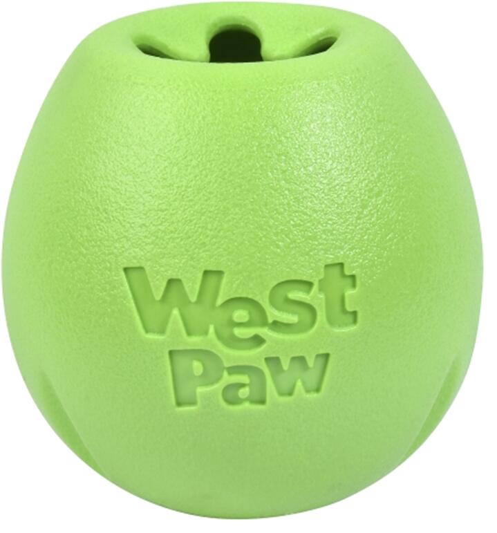 WestPaw Echo Rumbl Hundespielzeug, grün, S, Ø8cm
