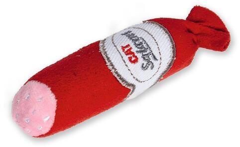 Karlie Salami Katzenspielzeug, Textil, rot, 11,5cm