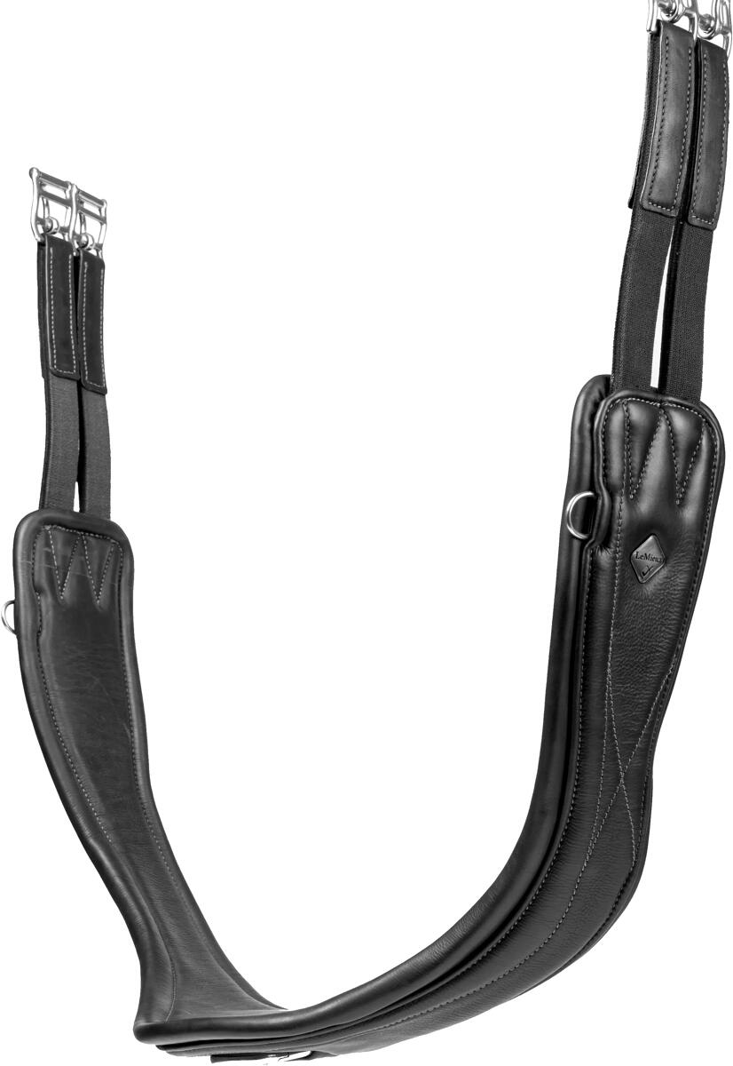 LeMieux Gel-Tek Anatomic Springgurt, schwarz, 115cm