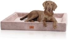 Knuffelwuff Santiago, lettino ortopedico per cani, 105x80 cm, rosa