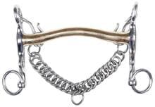 HKM baby curb bit, Argentan, 16mm, gambo 5cm, 15,5cm
