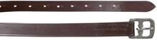 Pelli per staffe HKM, marrone scuro, 145 cm, 2 pezzi