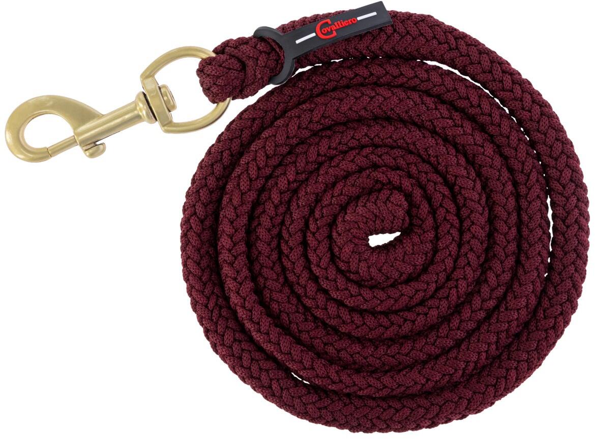 Covalliero Classy Führstrick, merlot, Karabinerhaken