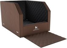 Knuffelwuff Cargo Rücksitz Transportbox, Gr. 3, 60x105x50cm, braun/schwarz