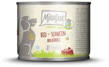 Mjamjam BIO cibo umido con maiale e zucca, 6x200g