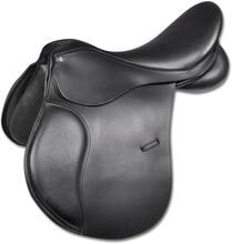 Sella da evento Waldhausen Comfort, in pelle, nera, 43 cm/17".
