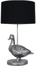 Lampada a forma di papera Happy House, argento