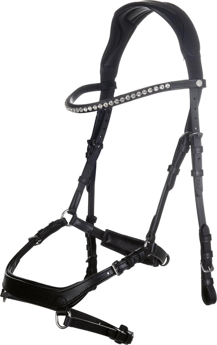 HKM Pro Anatomic Trense, schwarz, Warmblut
