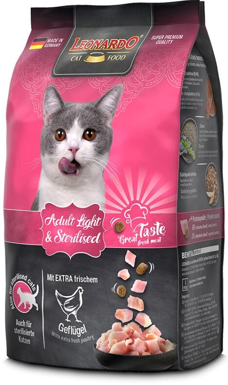 Leonardo Adult Light & Sterilised Trockenfutter, 300g