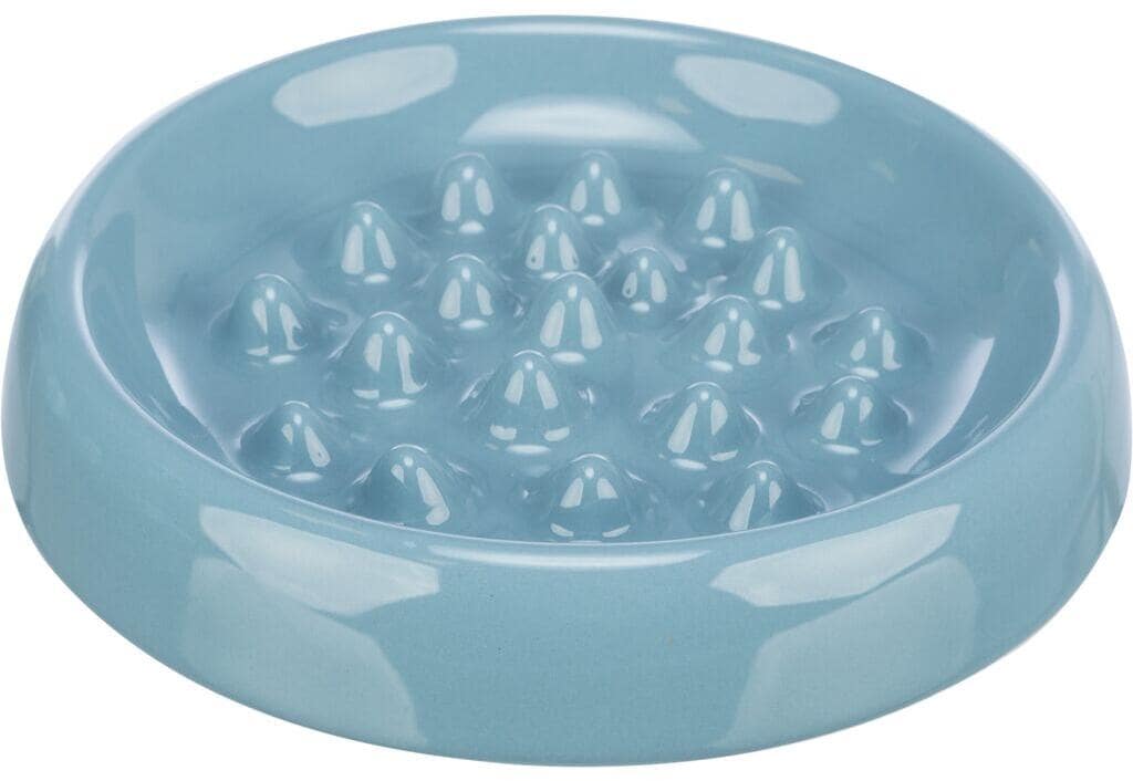 Trixie Slow Feeding Napf, Keramik, 0,25L/ø18cm, farblich sortiert