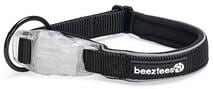 beeztees Parinca Premium Collar, nero, 35-40x2cm