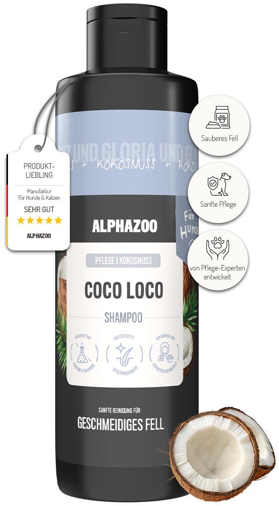 alphazoo Coco Loco Shampoo, 250ml
