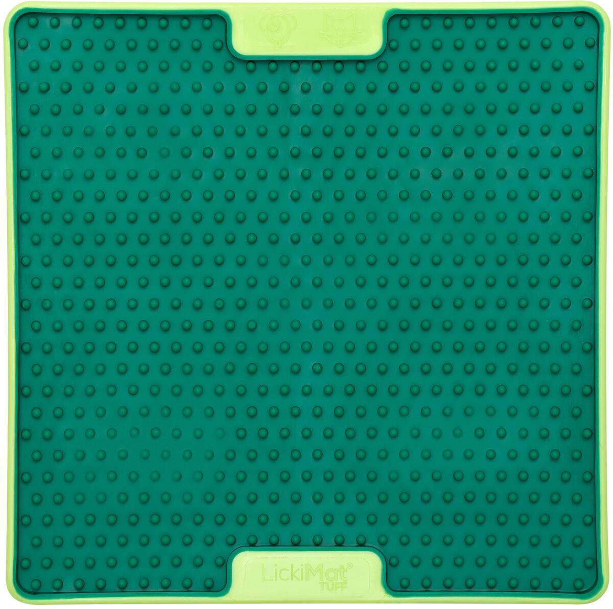 LickiMat Tuff Soother PRO Futtermatte, 20x20cm, green