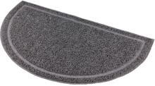 Tappeto per lettiera Trixie, semicircolare, PVC, 59x35cm, antracite
