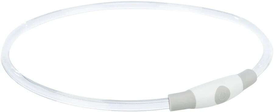 Trixie Flash USB Leuchtring, TPU/Kunststoff, S-M, multicolor