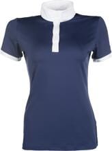 Camicia da competizione HKM Style da donna, blu scuro, XL