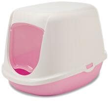 beeztees Duchesse Kitten Katzentoilette, rosa, 44x35x32cm