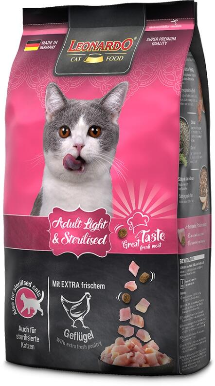 Leonardo Adult Light & Sterilised Trockenfutter, 1,8kg