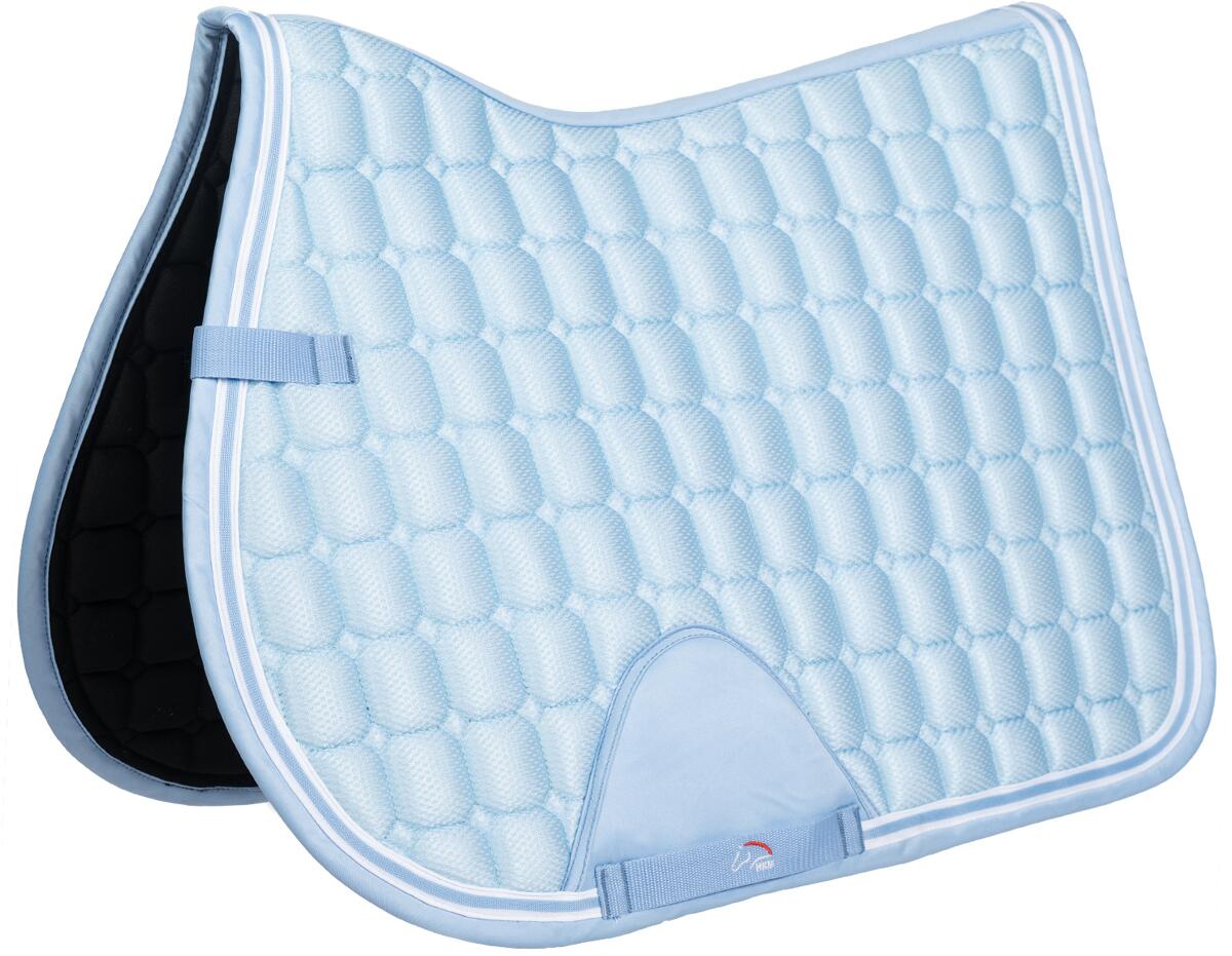 HKM Airy Mesh Schabracke, hellblau, Dressur