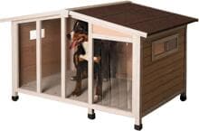 KERBL Pet Overview Hundehütte, 134x92x82cm
