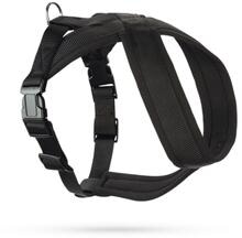 beeztees Sportgeschirr, Nylon, schwarz, 25x74-100cm