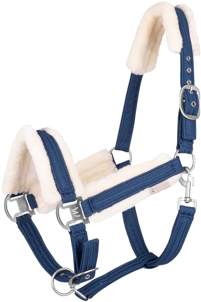 Waldhausen Sparkle Halfter, nachtblau, Pony