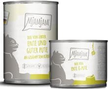 Cibo per gatti Mjamjam DUO con anatra e tacchino
